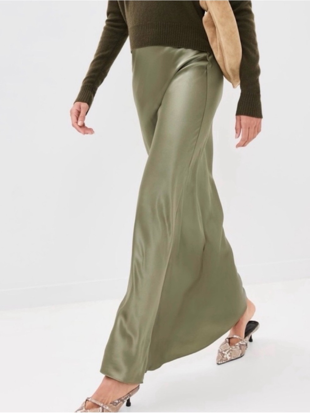 Reformation Bella 100% Silk Maxi Skirt - Women